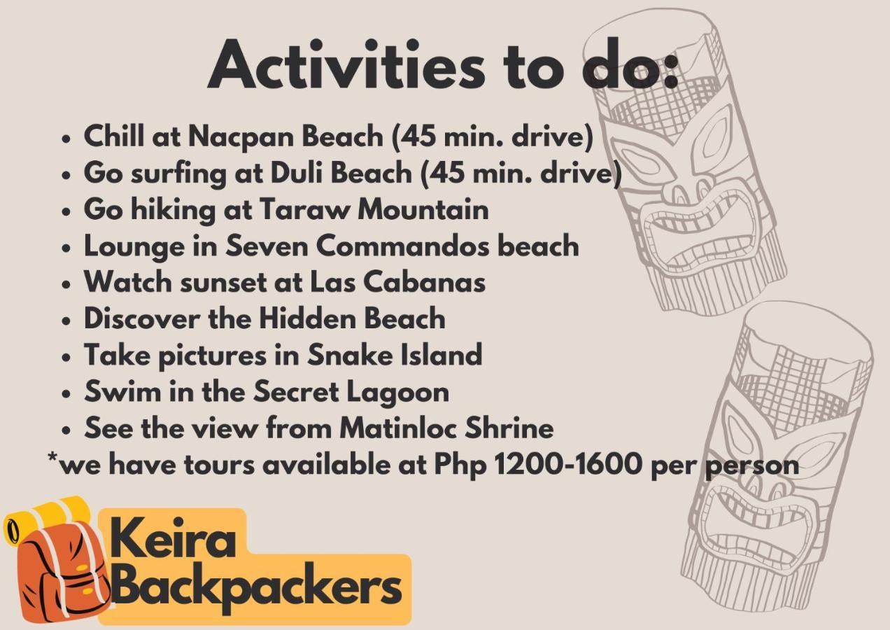 Hotel Keira Backpackers El Nido Zewnętrze zdjęcie